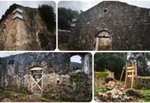 Ολοκληρώθηκε η υποστύλωση του προσεισμικού Ναού της Παναγίας Αμυγδαλιώτισσας στα Πουλάτα