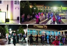 Χρώματα, κέφι και μουσική παρά τον δυνατό αέρα στη χθεσινή νυχτερινή μασκαράτα της Σάμης