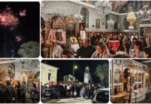 Λαμπρή η τελετή της Ανάστασης στα Πουλάτα