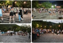 Όλοι μία παρέα στις καρπουζομαχίες και τα τσουβαλομπερδέματα των Πουλάτων!